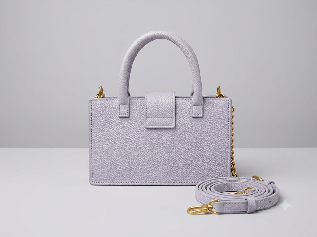 The Tahari Mini Satchel in Pastel Lavender